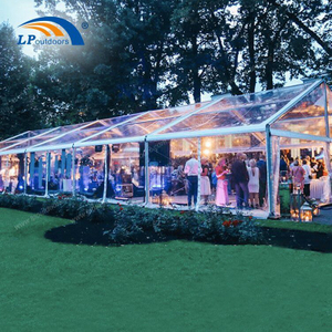 Tente d'événement avec toit en PVC Transparent, petite tente avec cadre en aluminium, pour fête de célébration de complexe hôtelier en plein air
