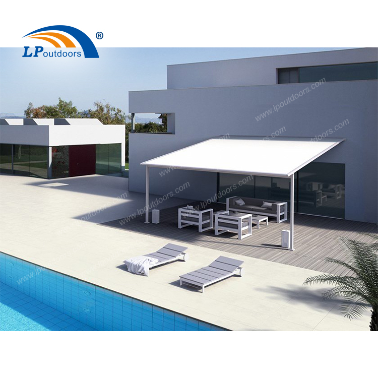 pergola pliante blanche claire