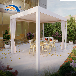 Pavillon de toit à lame de pergola en aluminium motorisé étanche