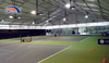Couverture et structure d'ombrage pour courts de tennis commerciaux