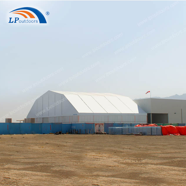 Structure d'entrepôt polygonale à portée claire de 25 m pour le stockage logistique
