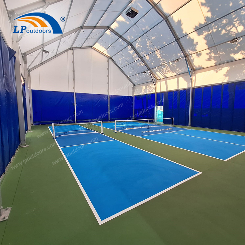 Solutions professionnelles de pickleball d'arène modulaires toutes saisons