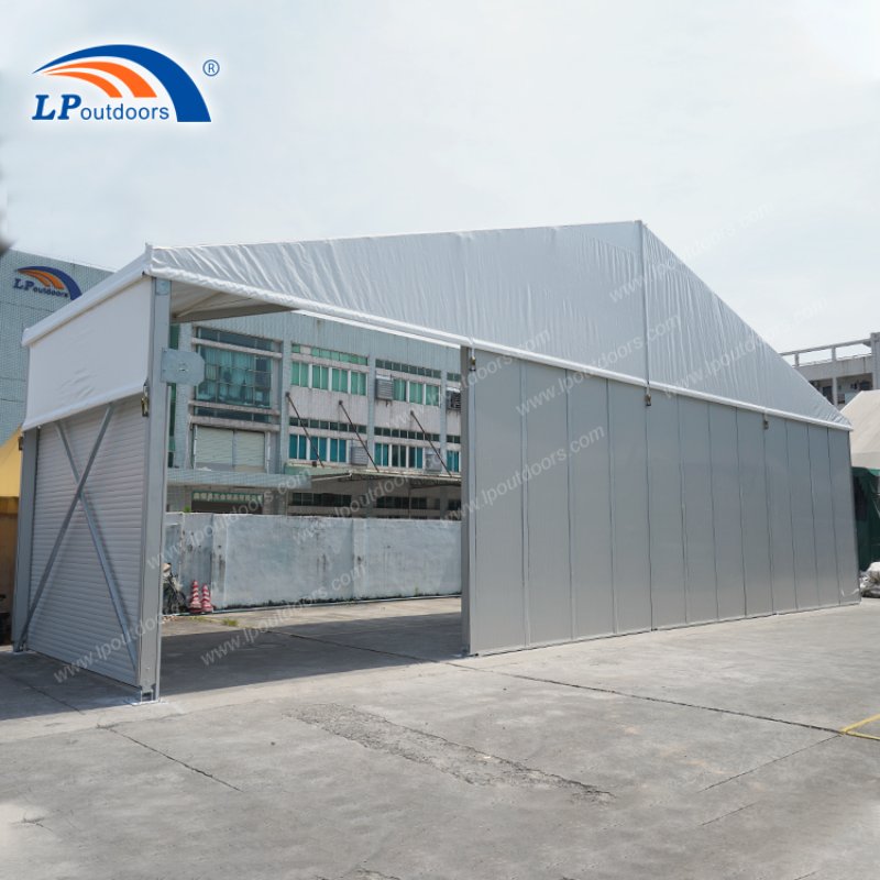 Structure d'entrepôt à portée libre de hauteur d'avant-toit de 5,2 m de haut | Solution de stockage préfabriquée