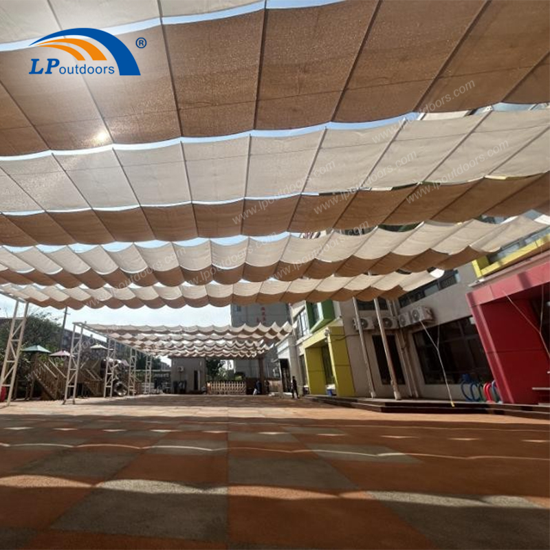 Pergola HDPE rétractable durable de qualité durable pour Utilisation de gardiens de jeu en plein air