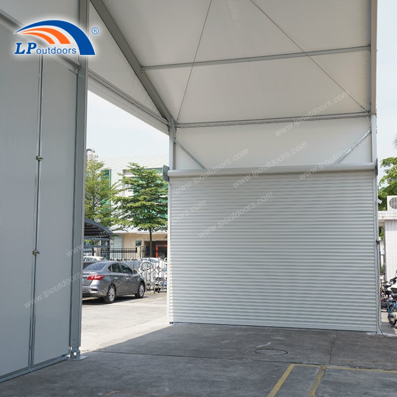 Structure d'entrepôt à portée libre de hauteur d'avant-toit de 5,2 m de haut | Solution de stockage préfabriquée