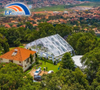 Tente de mariage transparente de luxe en plein air à louer à vendre en Ouganda