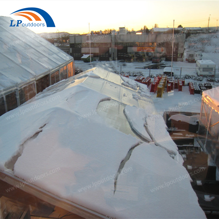 Structure d'entrepôt en aluminium industriel à charge de neige lourde pour les climats froids