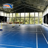 Couverture de terrain de badminton à structure en aluminium et solution de stade