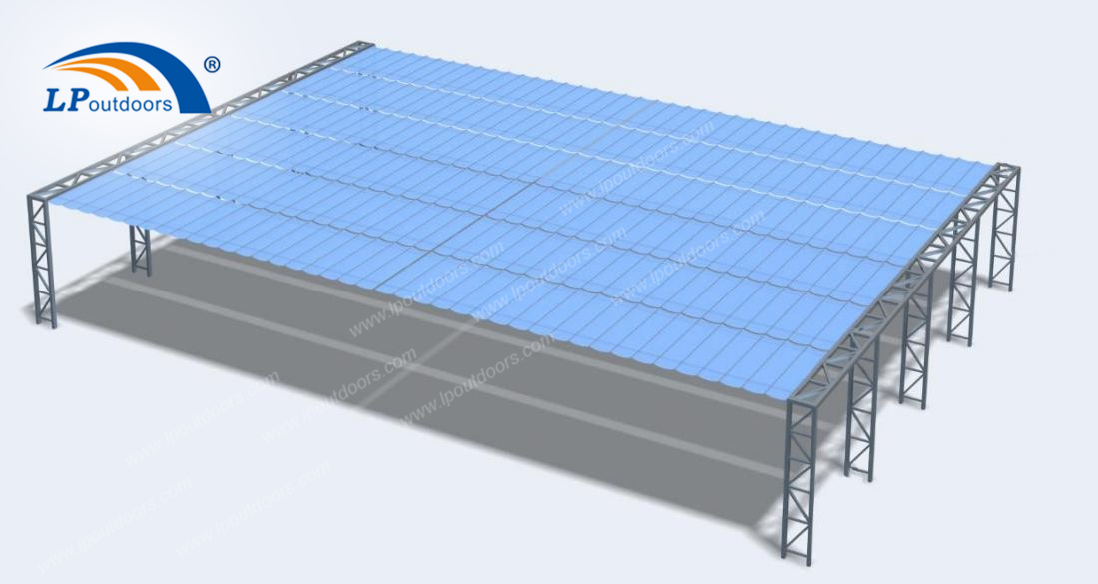 HDPE Pergola rétractable Pergola 3D
