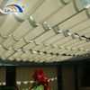 Pergola rétractable HDPE commercial pour les terrasses hôtelières