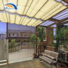 Pergola rétractable HDPE comme abri de soleil de jardin