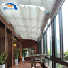 Pergola HDPE rétractable durable pour la courte de détente en plein air et le style