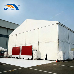 Grande tente de stockage à hauteur latérale élevée pour la logistique et l'entreposage industriel