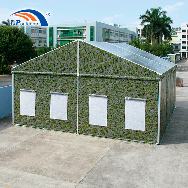 Tente de stockage militaire de camouflage de 10 m pour les opérations tactiques