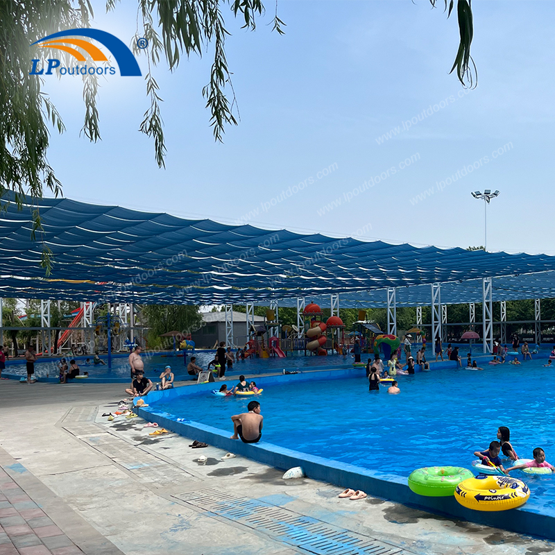 Pergola HDPE rétractable durable de qualité durable pour Utilisation de gardiens de jeu en plein air