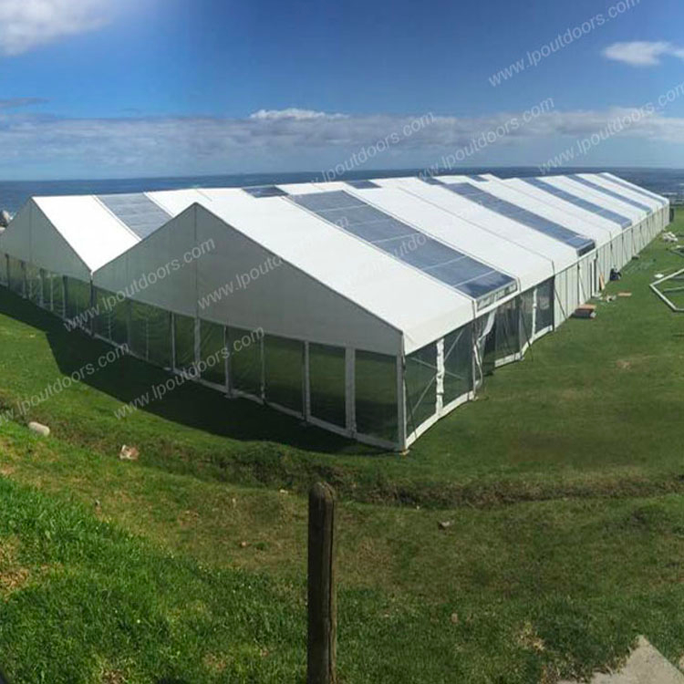 Grand bâtiment d'éduction temporaire de tente à cadre en aluminium pour salle de classe