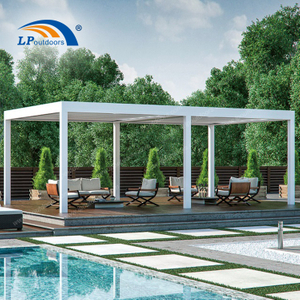 Patio automatique debout libre de toit de volet de pergola de structure en aluminium