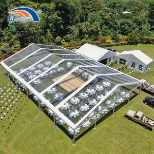 Grande tente transparente de chapiteau de cadre en aluminium de 30 m pour l'événement extérieur de fête de banquet de mariage
