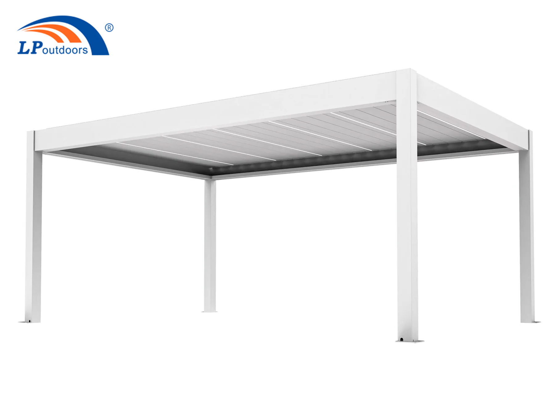 Pergola à persiennes d'extérieur en aluminium, 10'x13', 10'x20', terrasse extérieure, jardin, patio, belvédère avec toit réglable