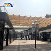 Pergola HDPE rétractable durable pour la courte de détente en plein air et le style