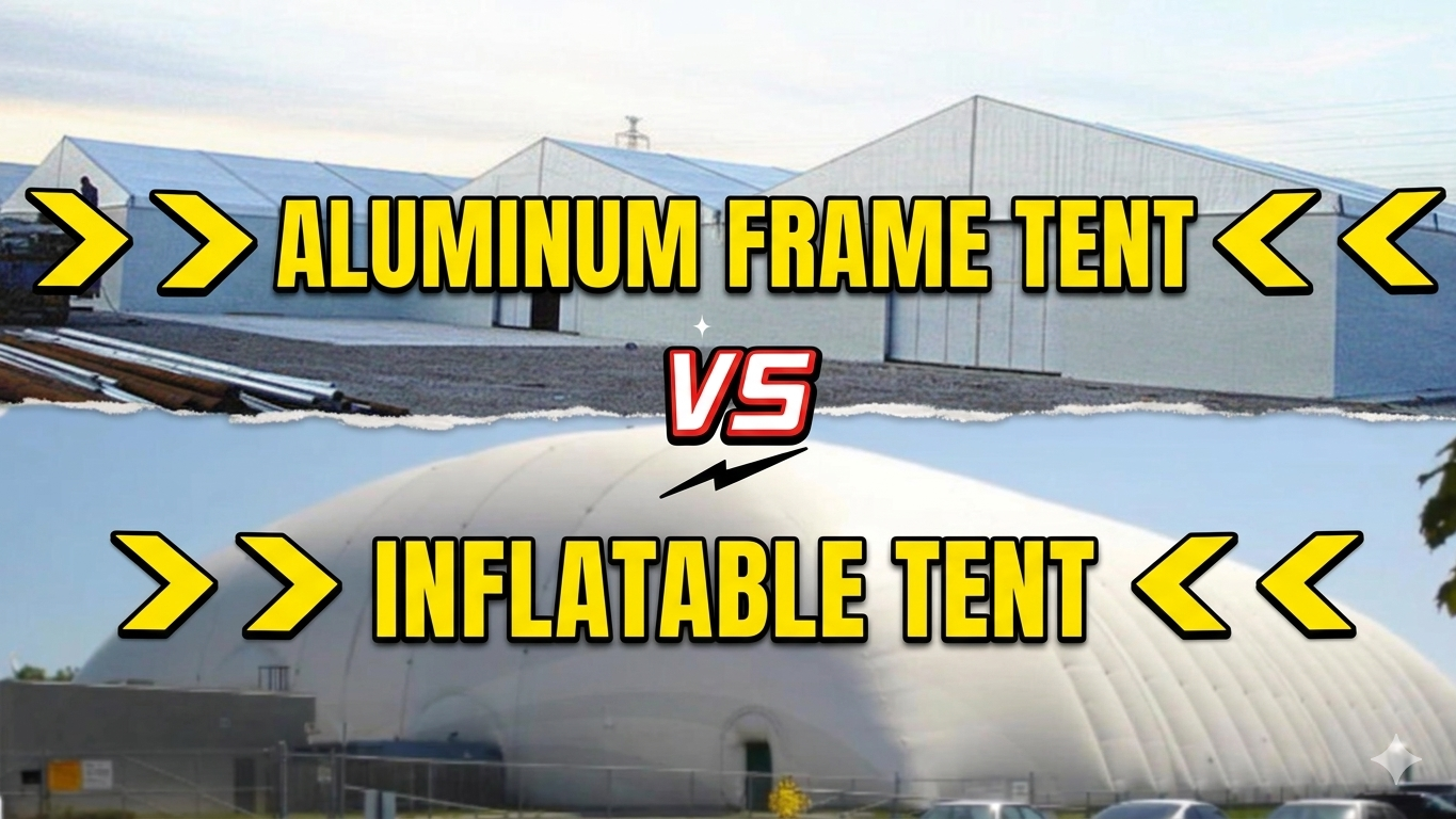 Tente à cadre en aluminium ou tente gonflable : quel est votre meilleur choix ? (Comparaison des coûts et de la durabilité)