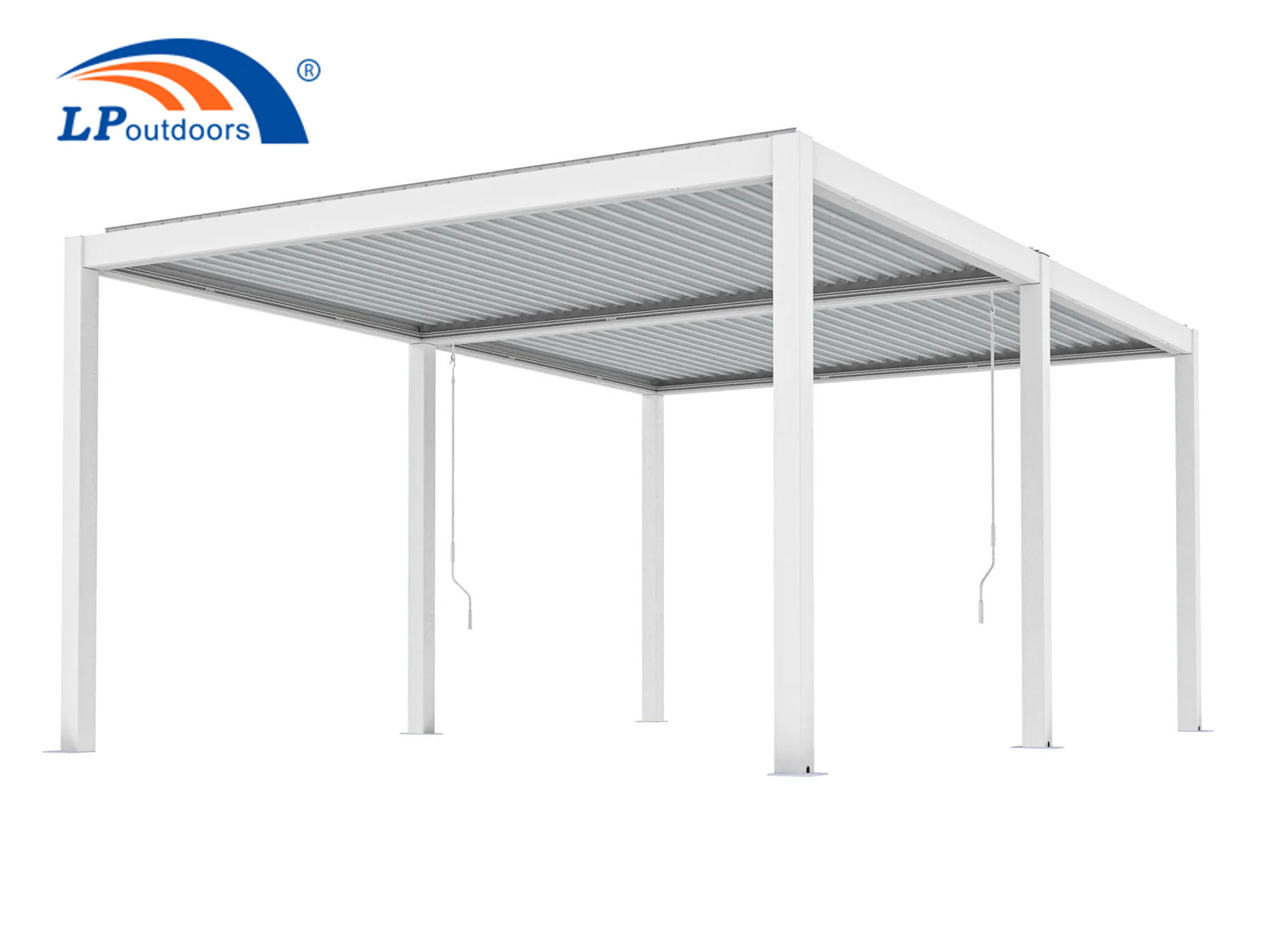 Pergola en aluminium avec couverture de patio avec lames à persiennes à vendre en Amérique et au Canada