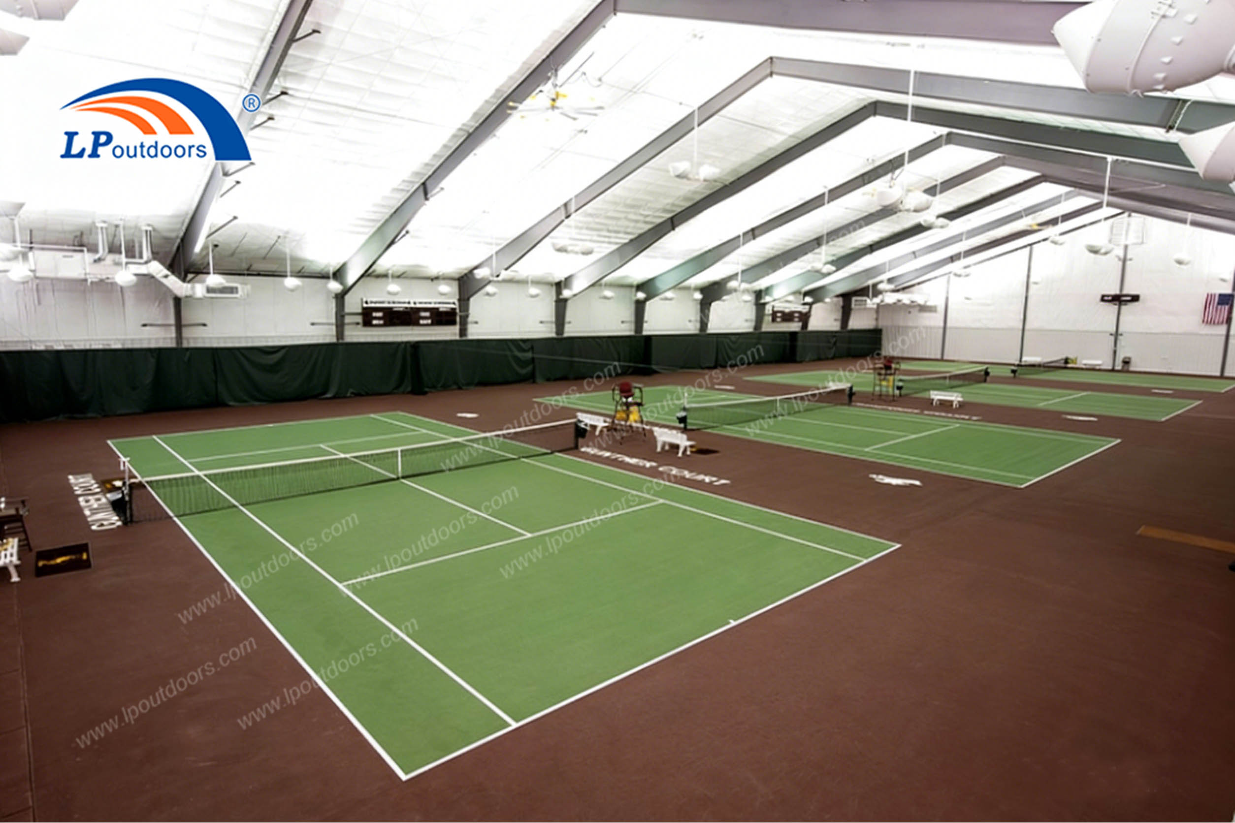 Bâtiment préfabriqué de structure de court de tennis intérieur