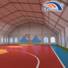 Bâtiment de salle de basket-ball polygone à dégagement élevé