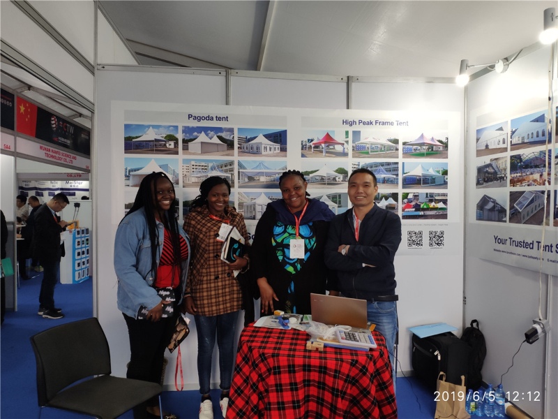 LP Structure présente des solutions de tentes modulaires lors de la 8e China Trade Week Kenya